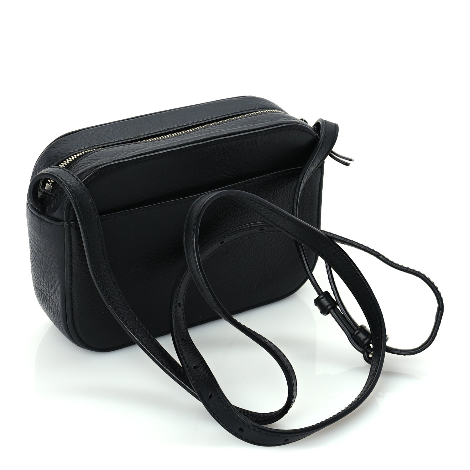 Balenciaga Calfskin Logo XS Everyday Camera Bag Black 2 of 8