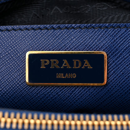 Prada Saffiano Medium Galleria Double Zip Tote Bluette 6 of 15