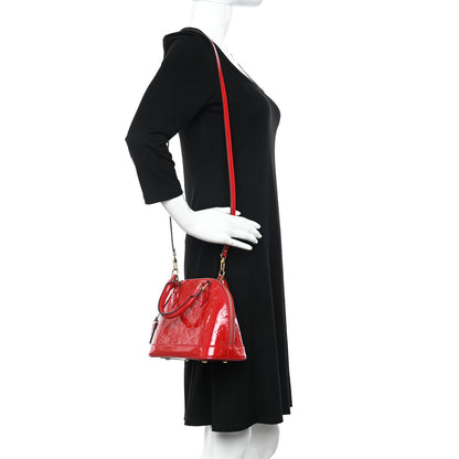 Louis Vuitton Vernis Alma BB Pomme D'Amour 2 of 14