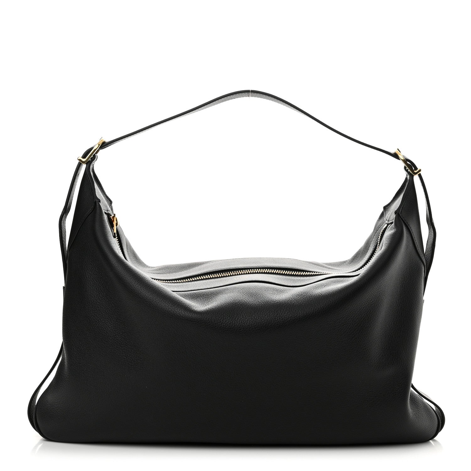 Celine Supple Calfskin Large Romy Shoulder Bag Black 1 of 12