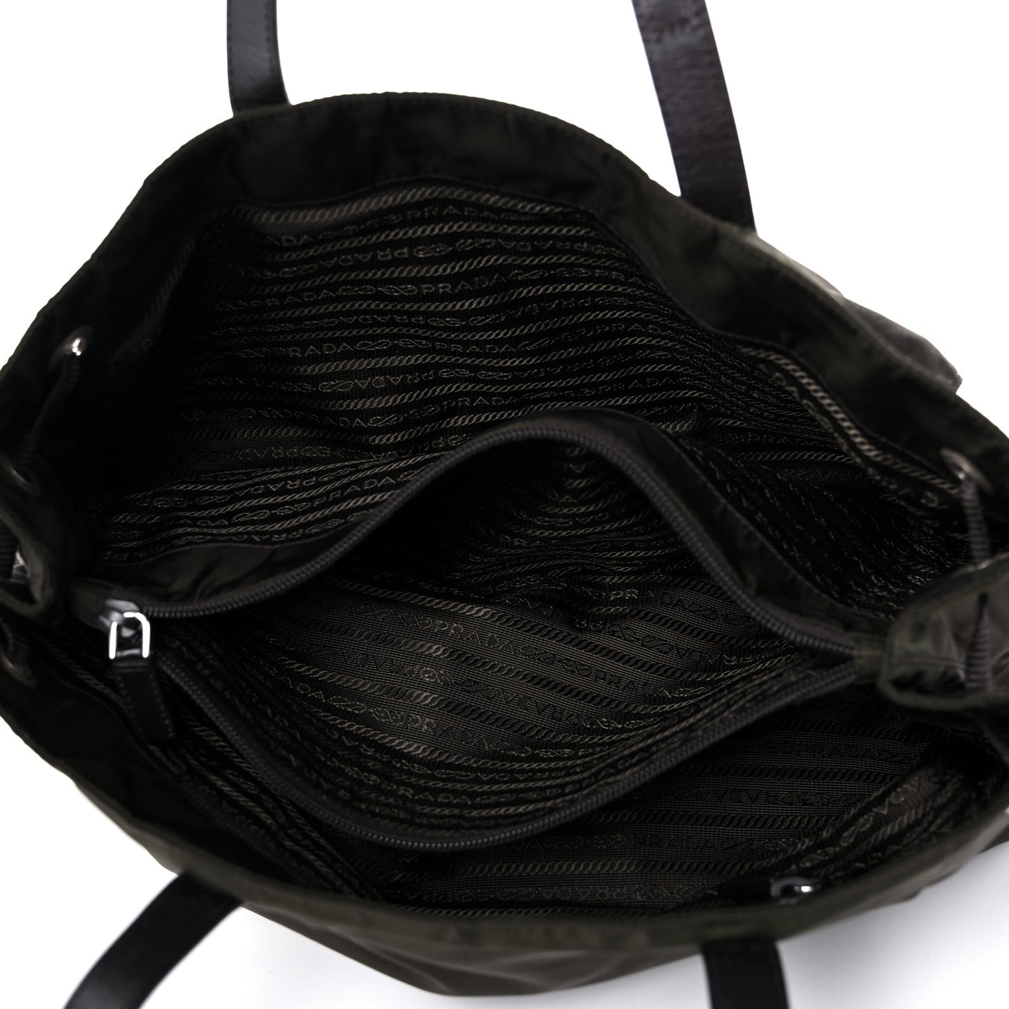 Nylon Vela Shopping Tote Ebano