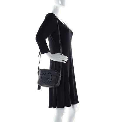 Gucci Pebbled Calfskin Small Soho Disco Bag Black 2 of 11