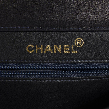 Chanel Lambskin Double Sided Flap Bag Navy 6 of 9