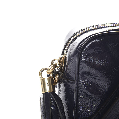 Gucci Vernice Naplack Small Soho Disco Bag Uniform Blue 10 of 10