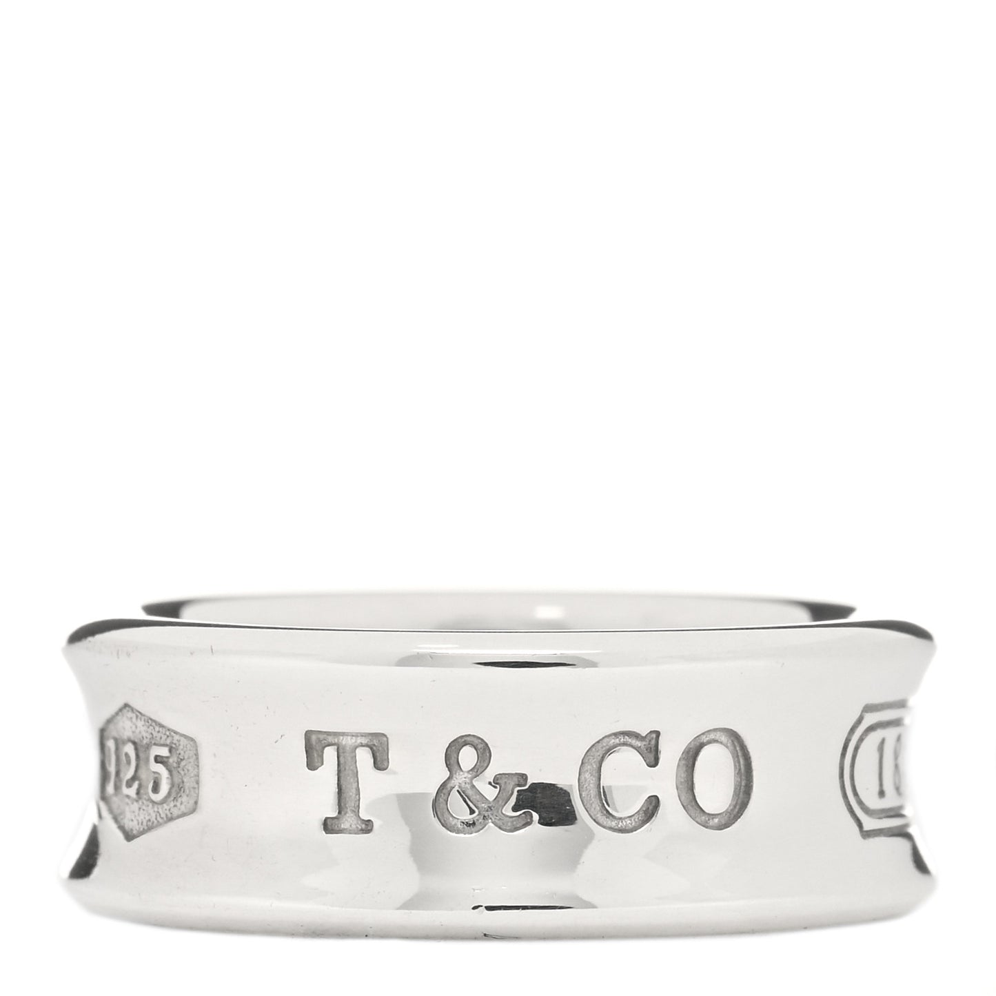 Sterling Silver 1837 Band Ring 49 5