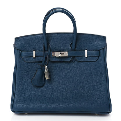 Hermes Togo Birkin 25 Bleu de Prusse 1 of 11
