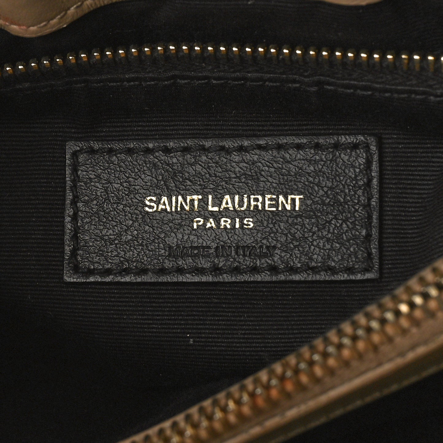 Calfskin Y Quilted Monogram Medium Loulou Chain Satchel Dark Beige