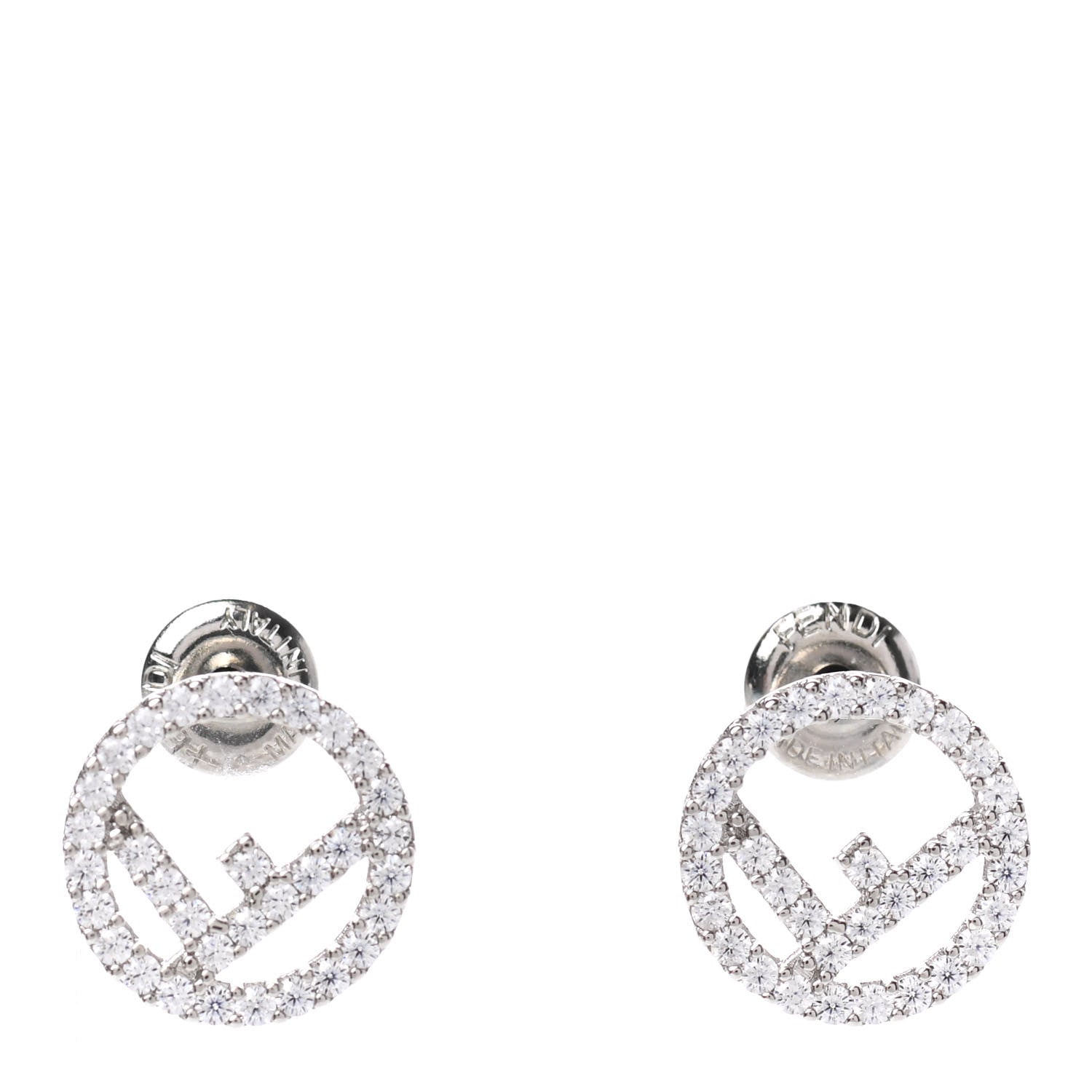 Fendi F is Fendi Earrings Silver 1 of 3