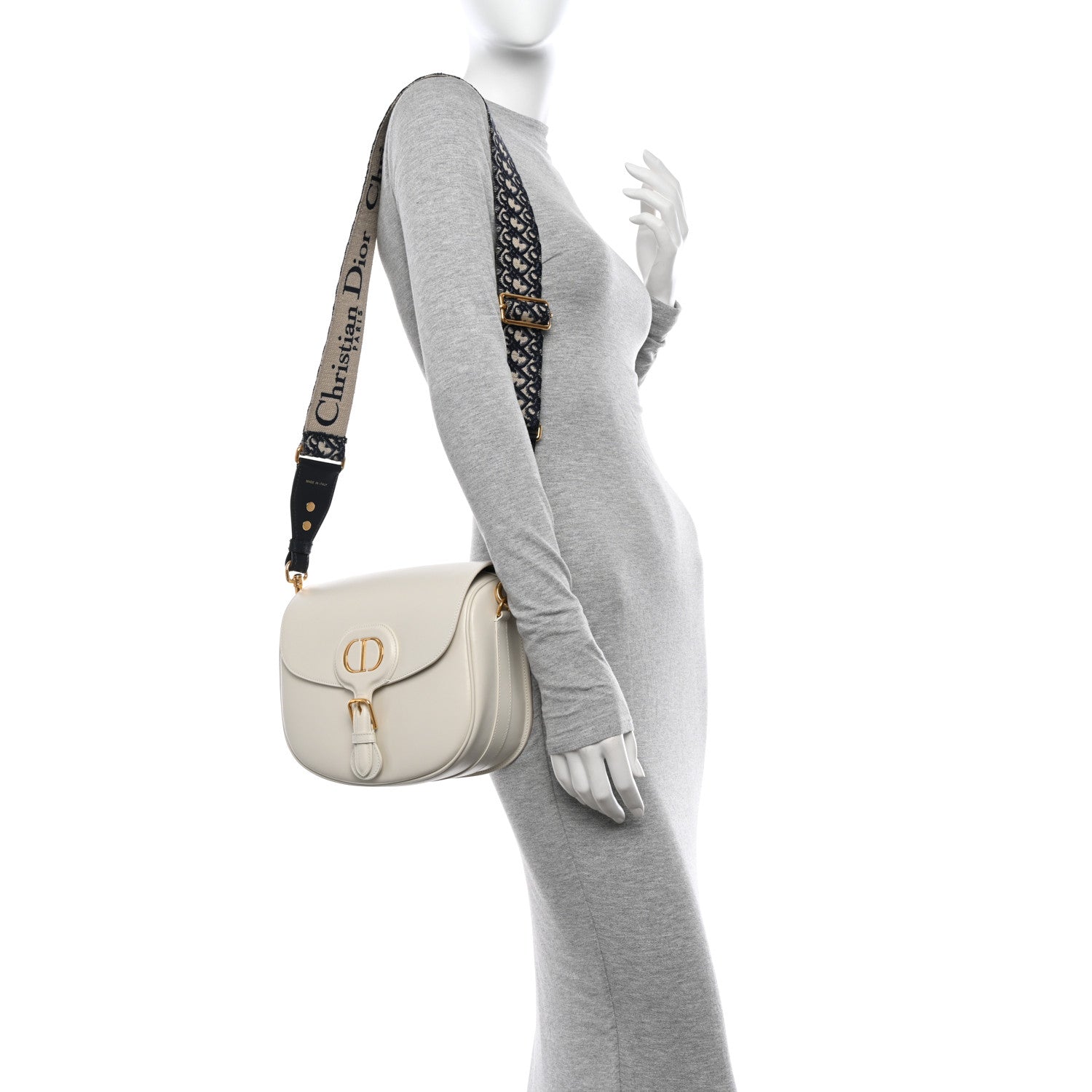 Christian Dior Box Calfskin Large Bobby Flap White 2 of 12