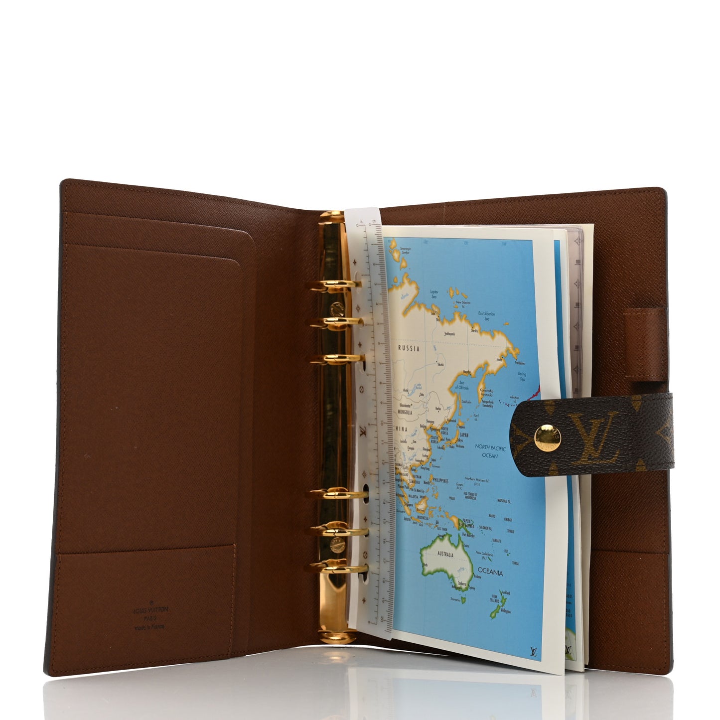 Monogram Large Ring Agenda Cover