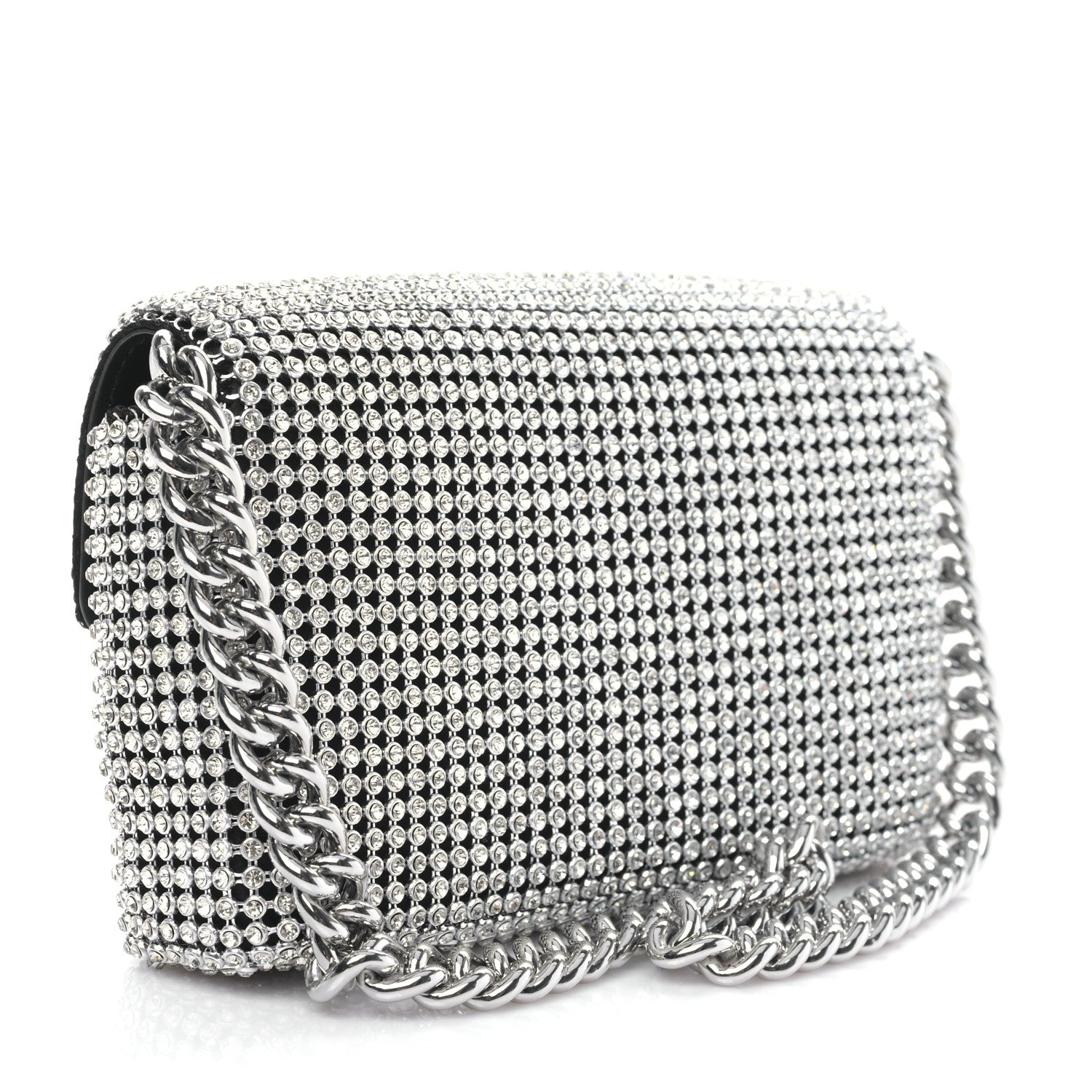 Marc Jacobs The Rhinestone J Marc Mini Shoulder Bag Silver 3 of 9