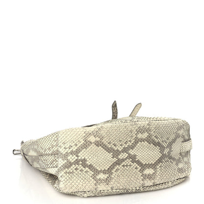 Christian Dior CHRISTIAN DIOR Snakeskin Saddle Soft Bag 3 of 8