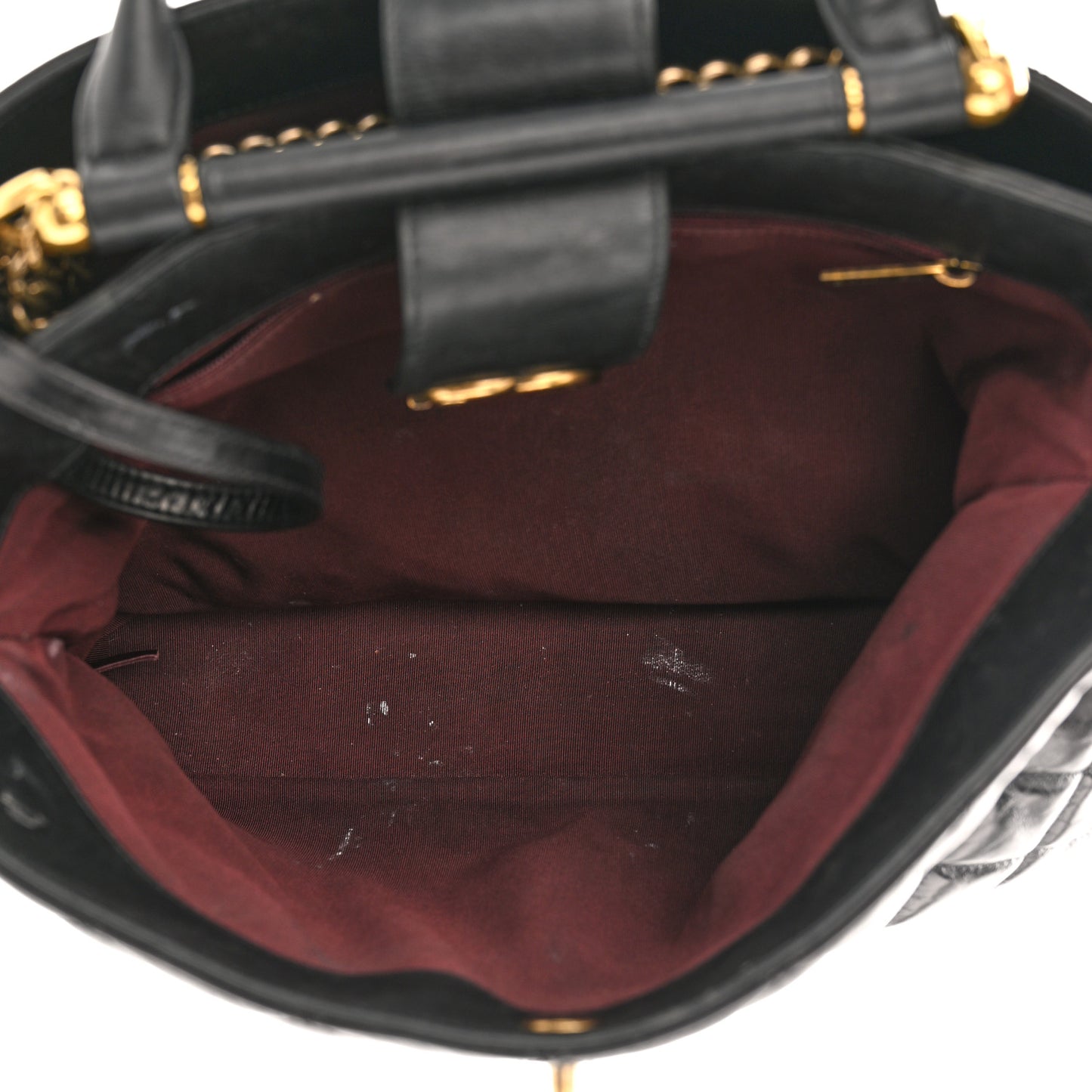 leather shoulder bag black