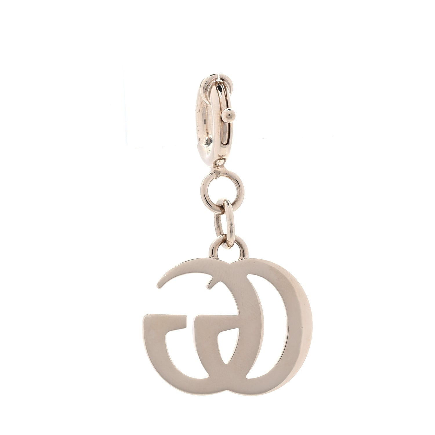 Gucci Metal Enamel Interlocking GG Bag Charm Gold Rosso Ancora Red 2 of 3