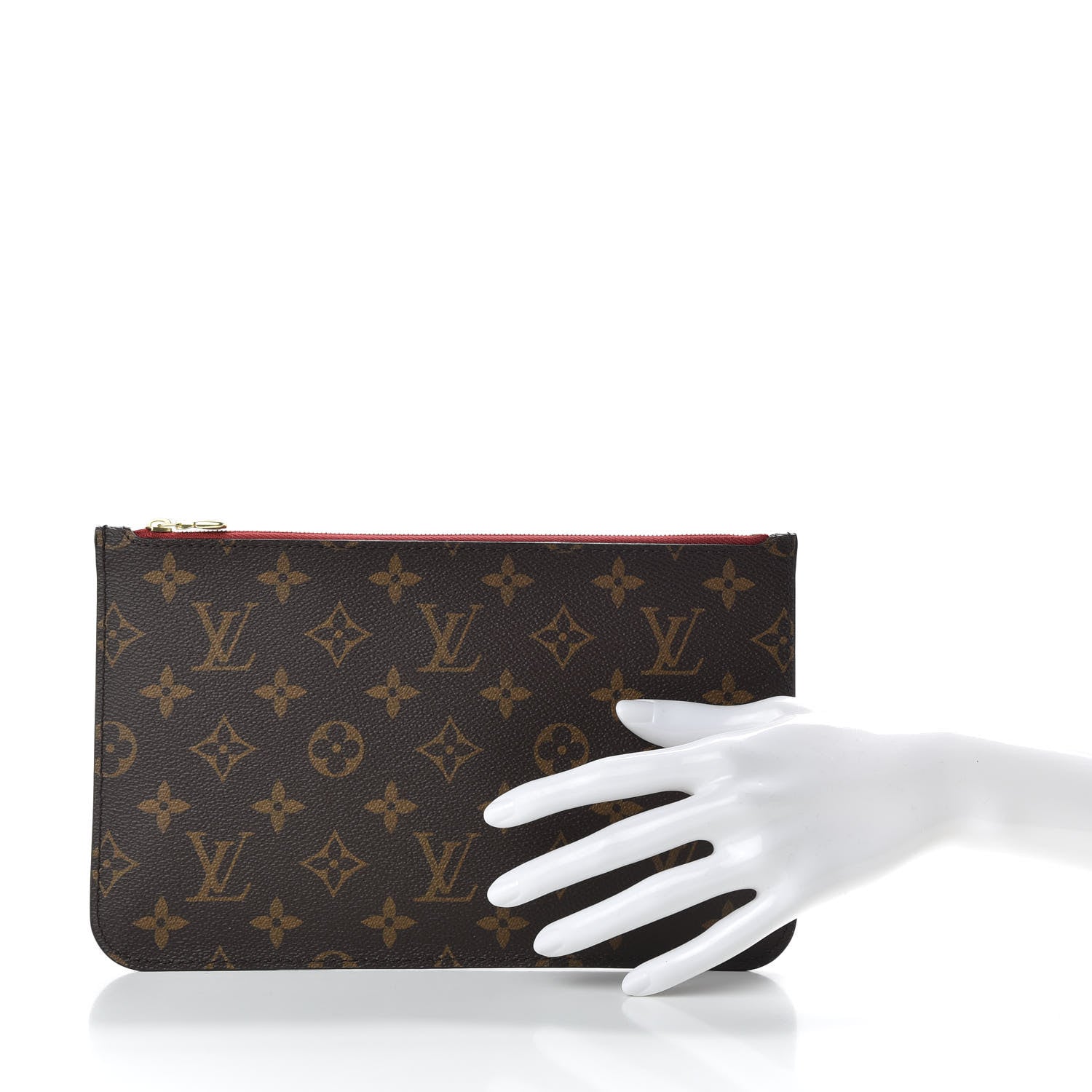 Louis Vuitton Monogram Neverfull MM GM Pochette Cherry 2 of 7
