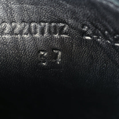 Hermes Glossed Calfskin Funk Ankle Boots 37 Black 8 of 8