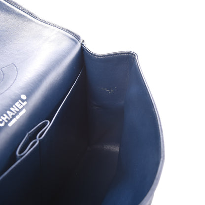 Chanel Caviar Quilted Jumbo Double Flap Navy Blue 9 of 12