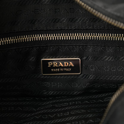 Prada Nylon Vela Grommet Tote Black 6 of 16