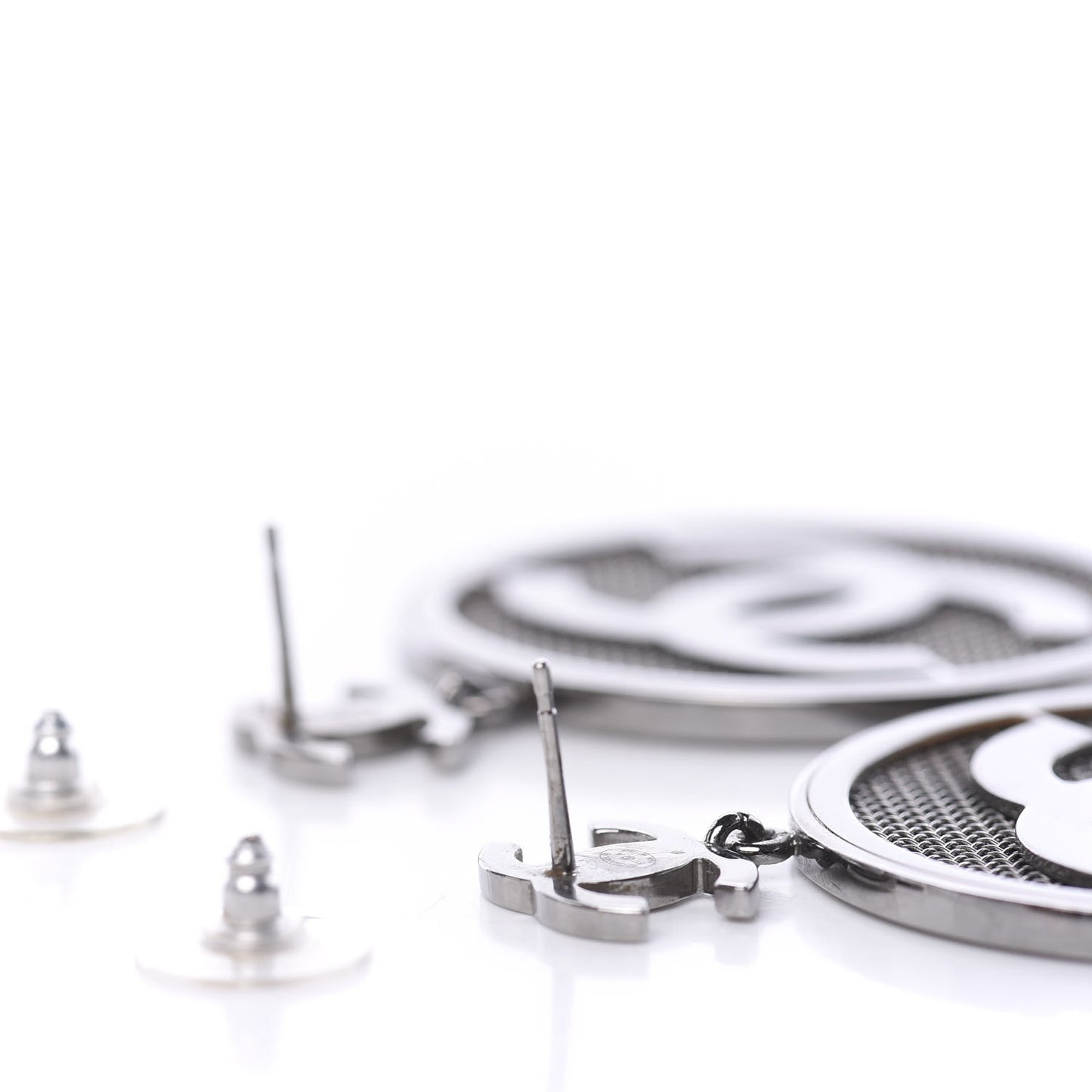 Ruthenium CC Drop Earrings