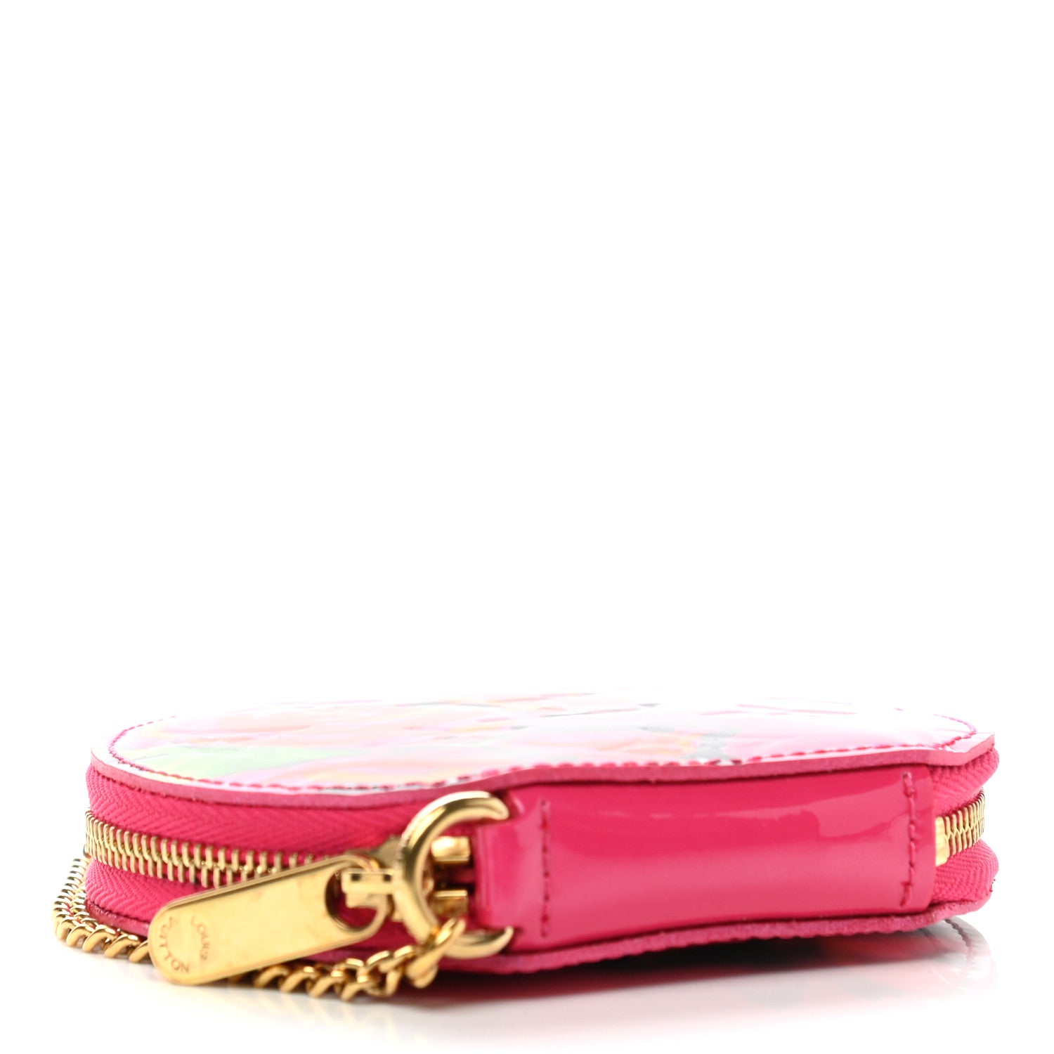 Louis Vuitton Vernis Roses Chapeau Coin Purse Rose Pop 4 of 6