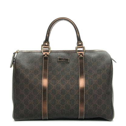 Gucci GG Plus Monogram Medium Joy Boston Dark Brown 1 of 16