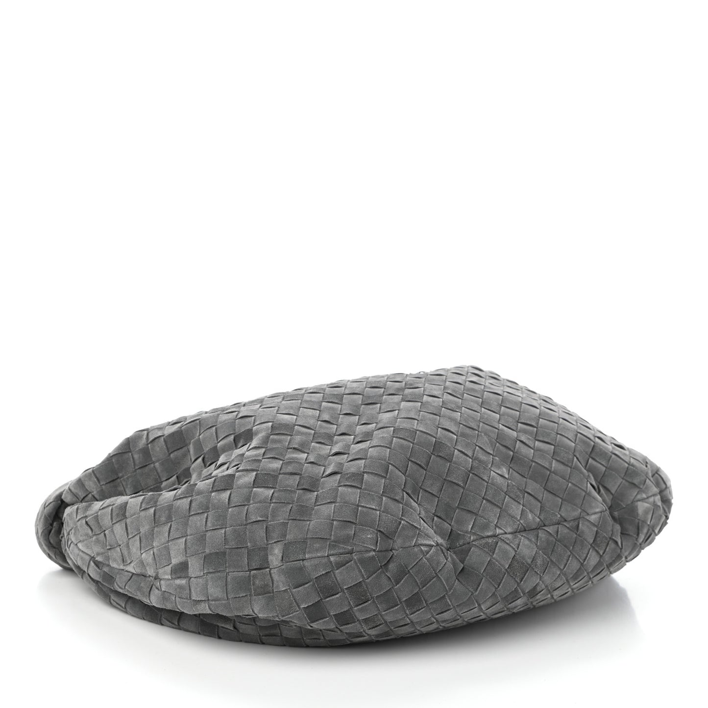 Suede Intrecciato Large Jodie Medium Grey