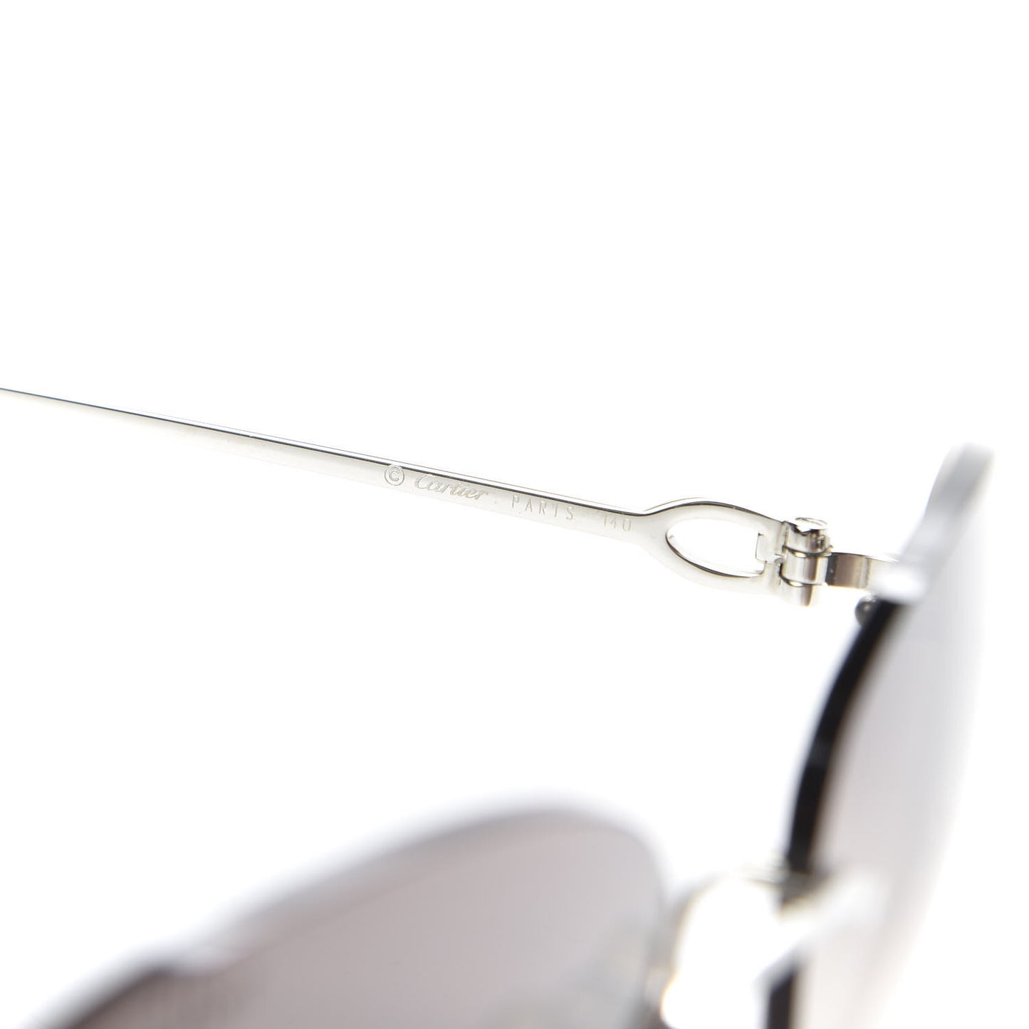 Frameless Rectangular Acetate Sunglasses Grey