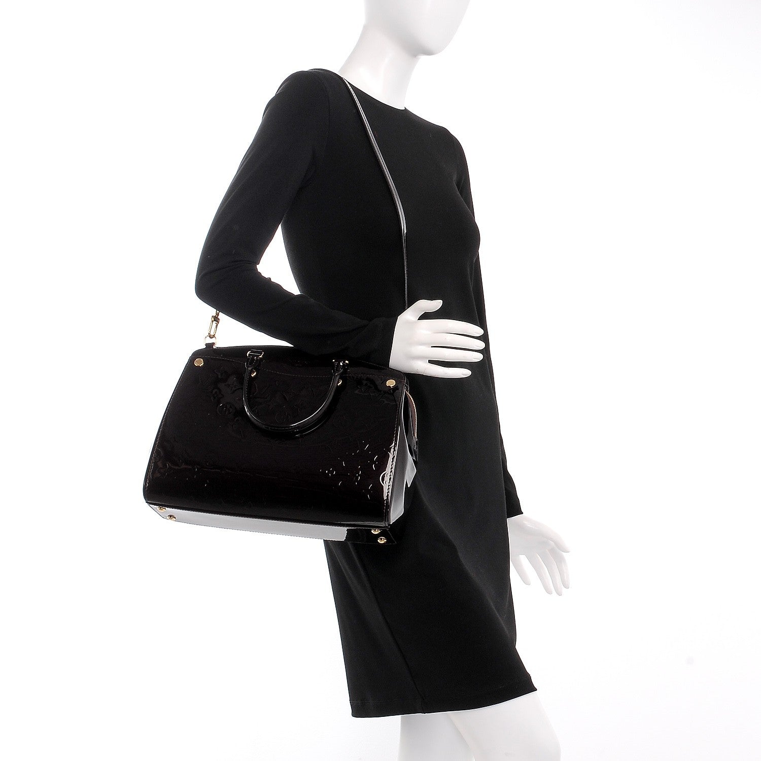 Louis Vuitton Vernis Brea MM Amarante 2 of 7