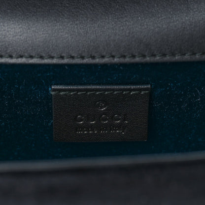Gucci Velvet Crystal Square G Shoulder Bag  Black 6 of 9