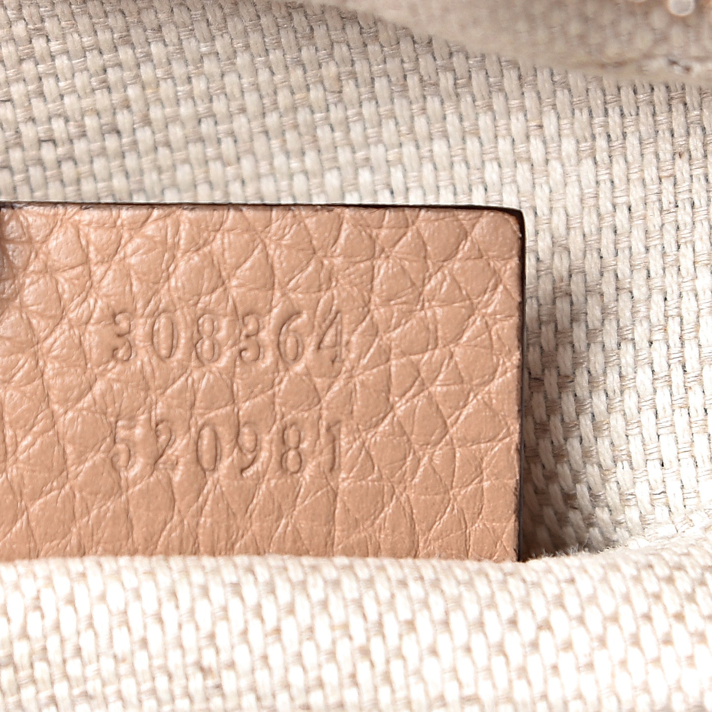 Pebbled Calfskin Small Soho Disco Bag Camelia