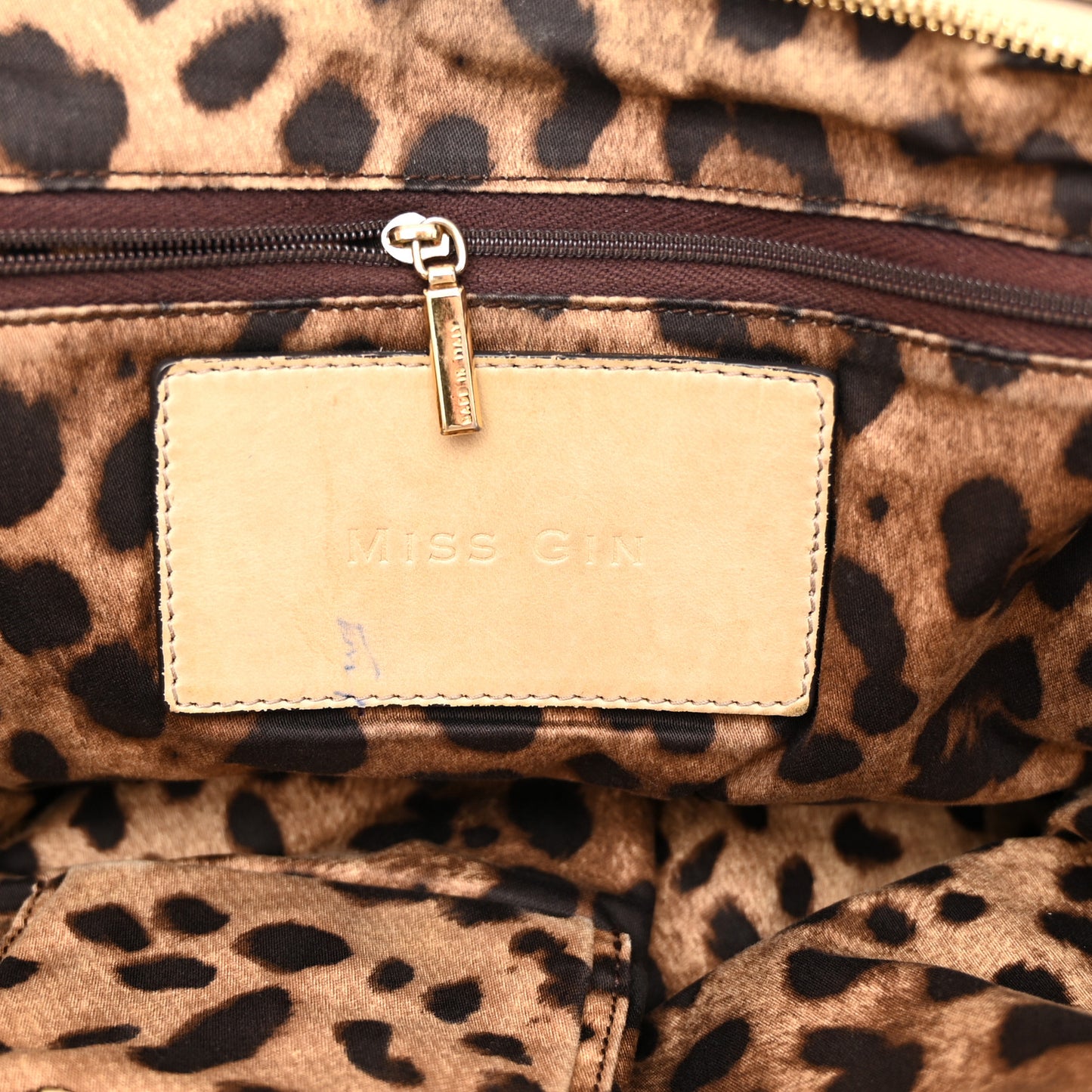 Calfskin Pleated Miss Gin Ruffle Bowler Tan