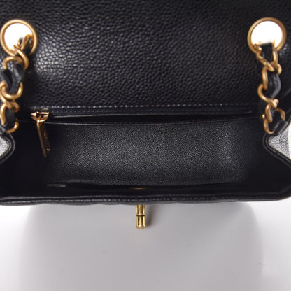 Chanel Caviar Quilted Mini Square Flap Black 5 of 8