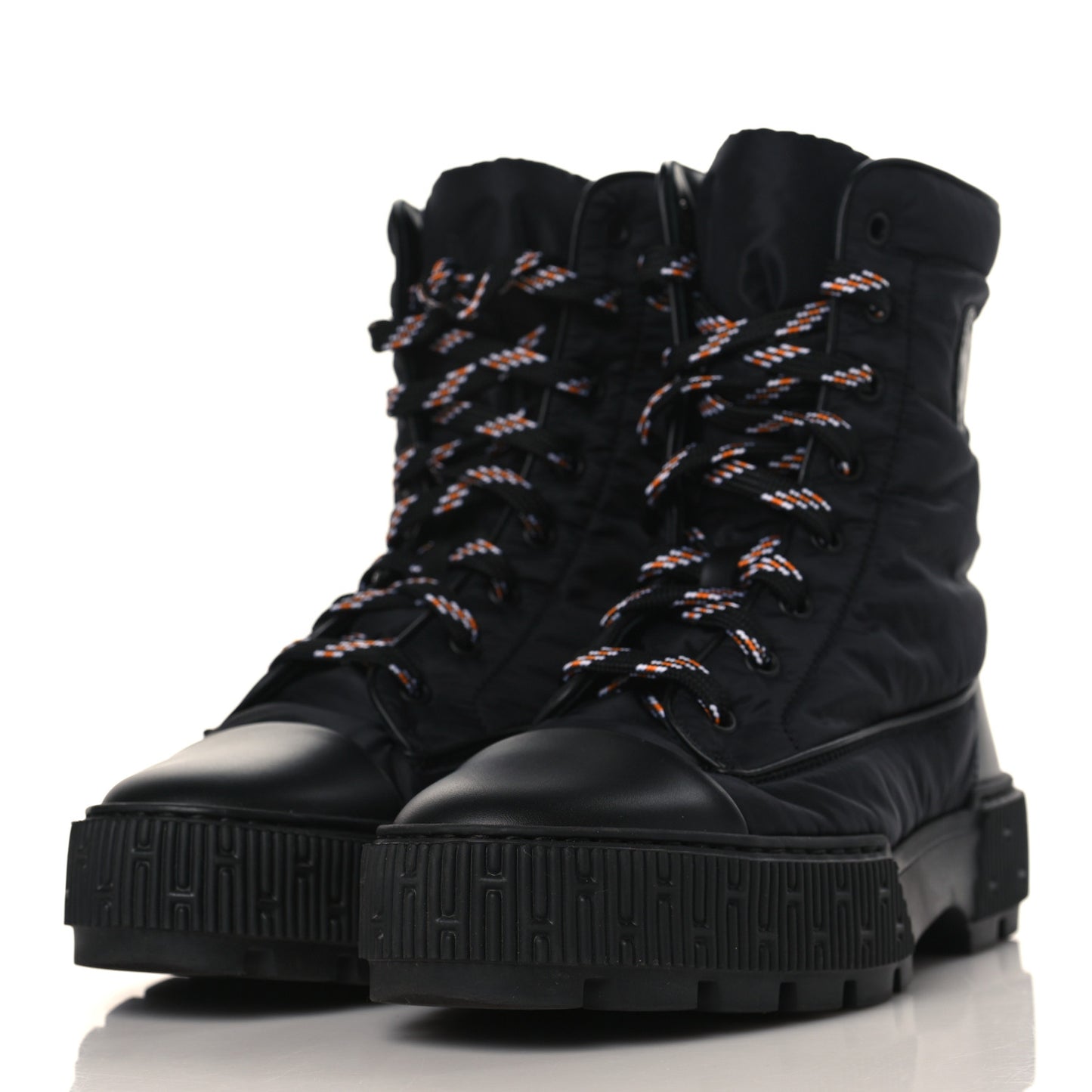 Calfskin Parachute Fresh Ankle Boots 38.5 Black