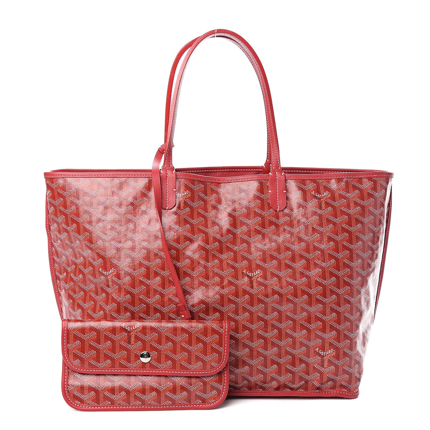 Goyardine Reversible Anjou PM Red