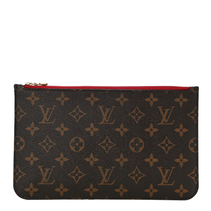 Louis Vuitton Monogram Neverfull MM GM Pochette Pivoine 1 of 12