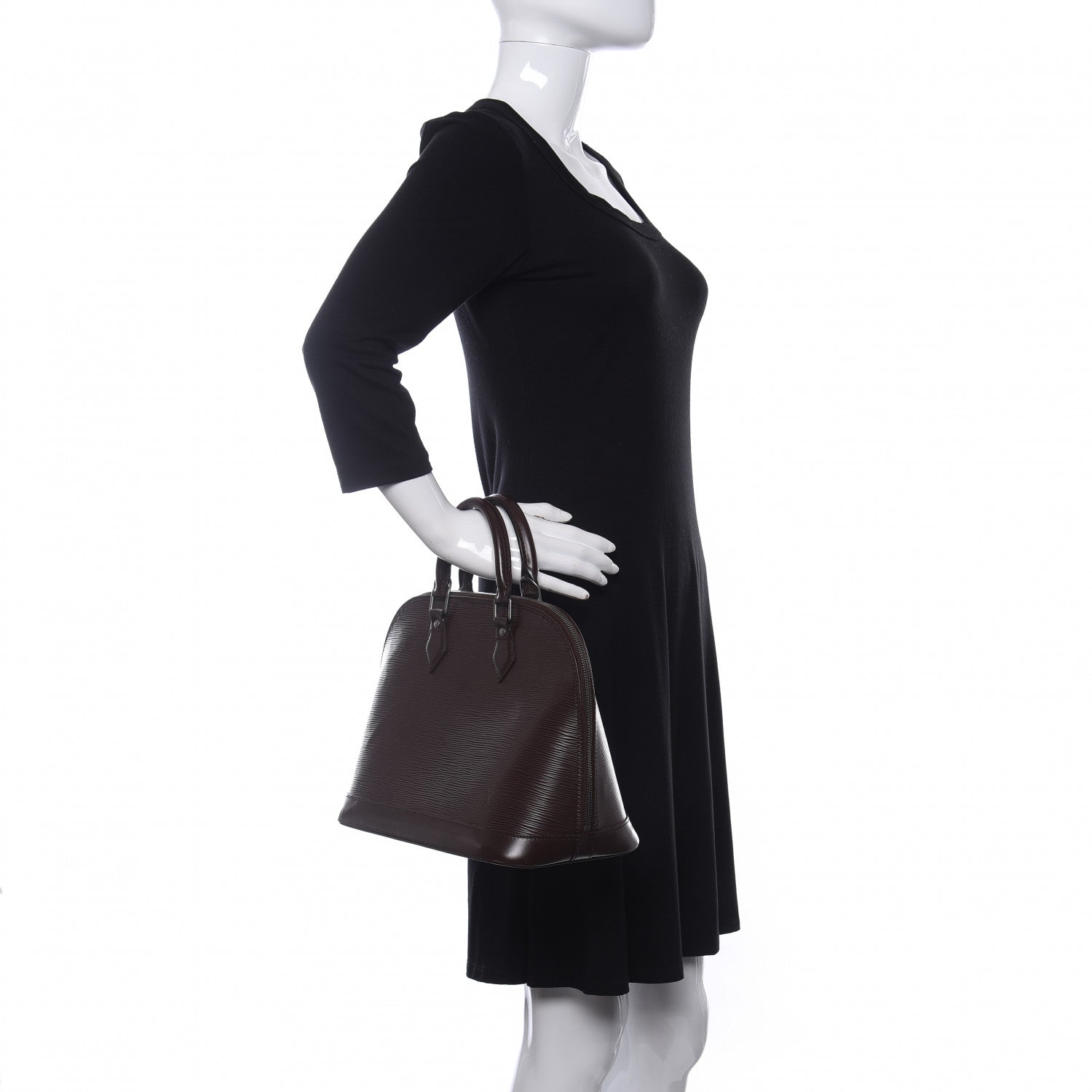 Louis Vuitton Epi Alma PM Moka 2 of 17