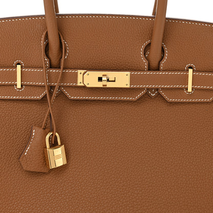 Hermes Togo Birkin 30 Gold 8 of 14
