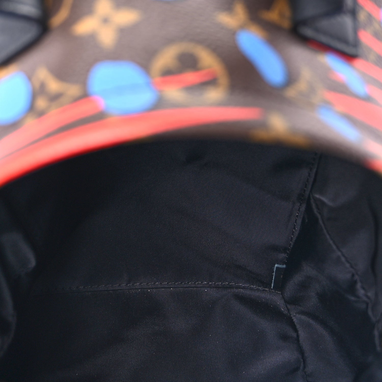 Louis Vuitton Monogram Jungle Dots Palm Springs Backpack PM  Coquelicot Denim 4 of 8