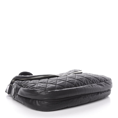 Chanel Nylon Quilted Coco Cocoon Messenger Black 4 of 12