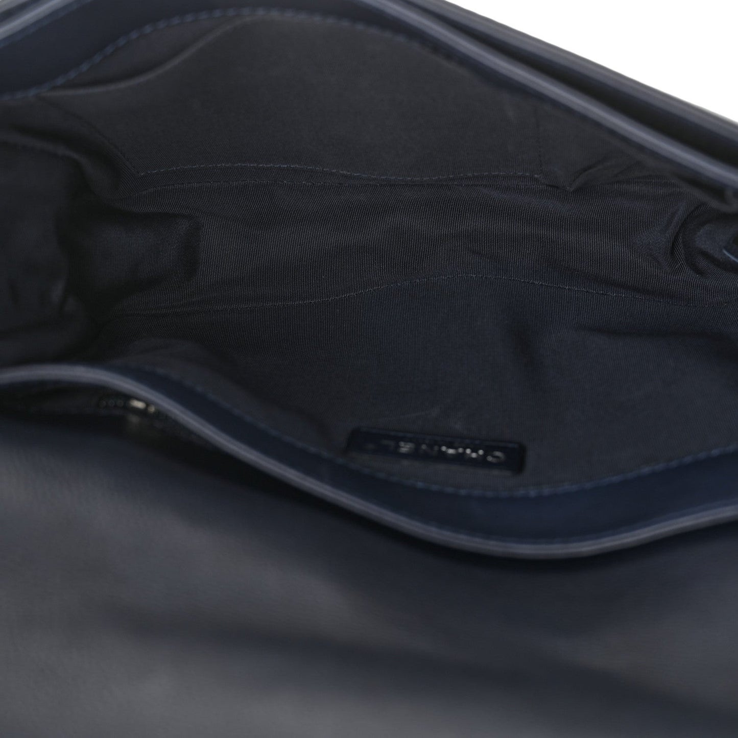 Calfskin New Medium Boy Reverso Flap Navy