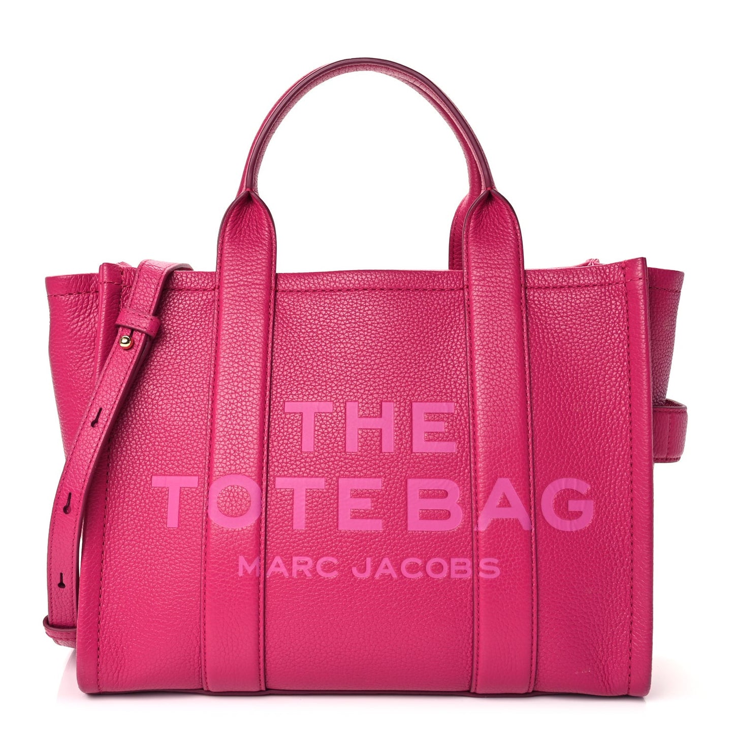 Grained Calfskin Medium The Tote Bag Lipstick