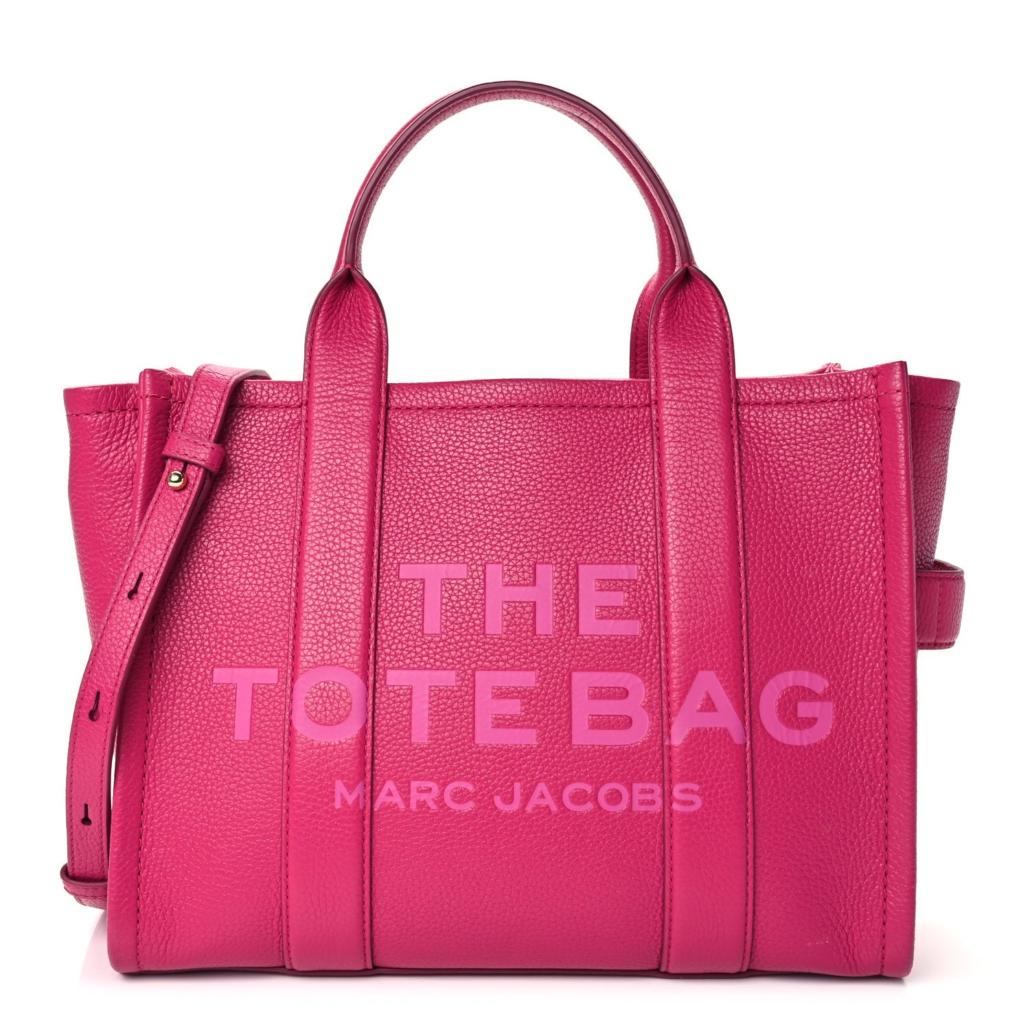 Marc Jacobs Grained Calfskin Medium The Tote Bag Lipstick 1 of 10