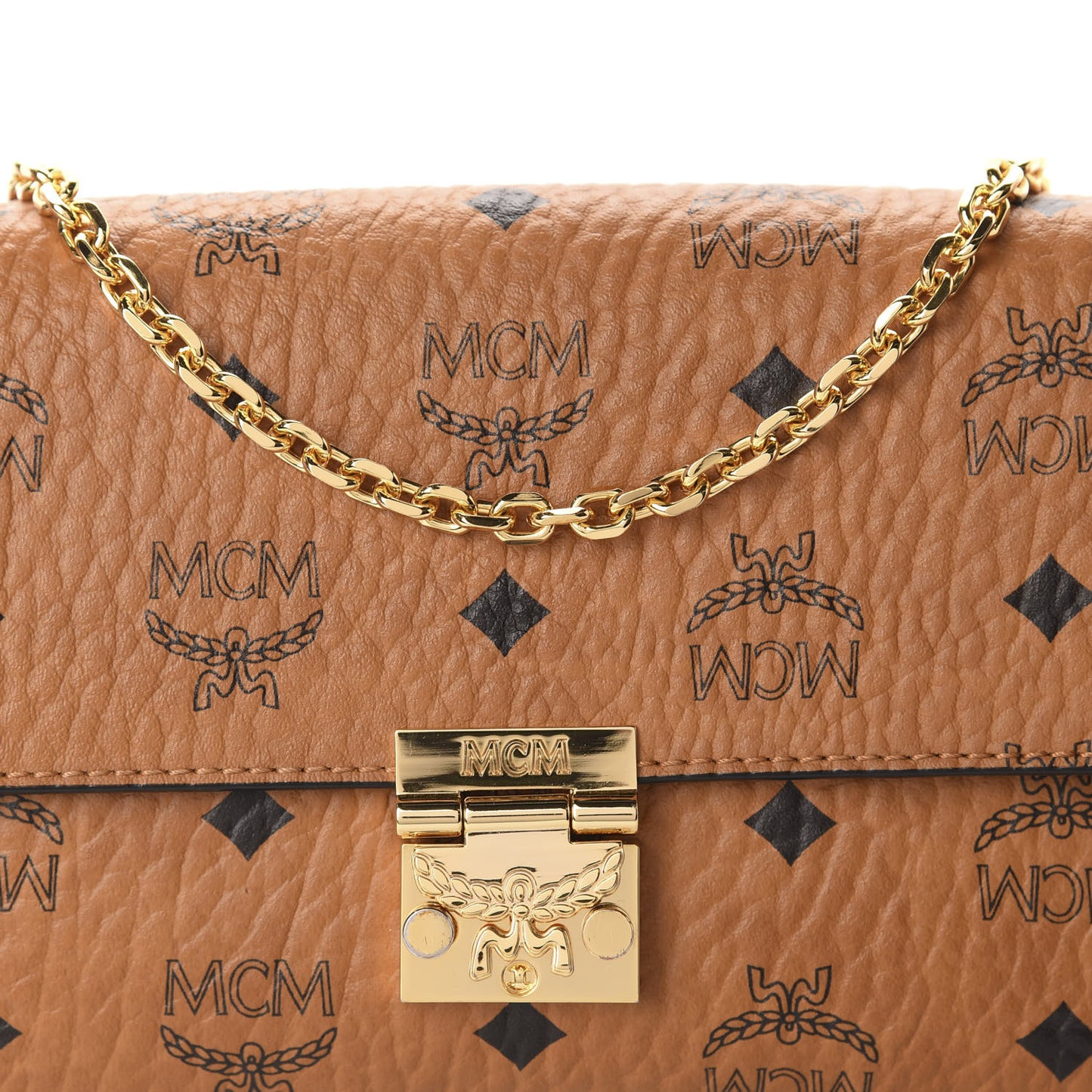 Visetos Small Millie Crossbody Bag Cognac