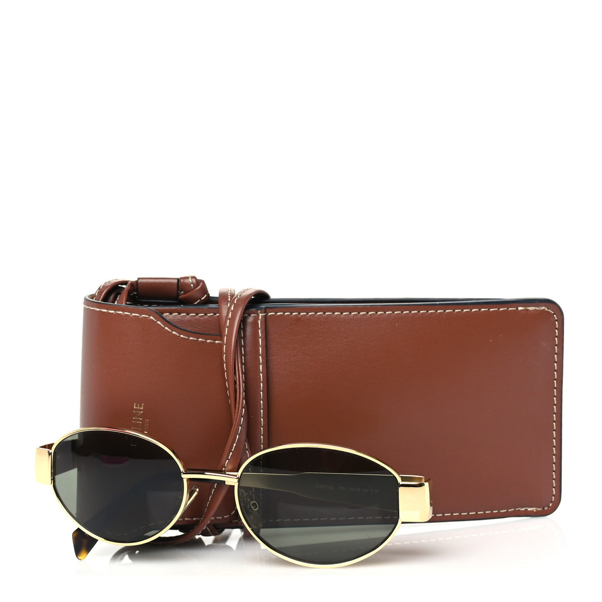 Metal Triomphe 01 Sunglasses CL40235U Gold Green
