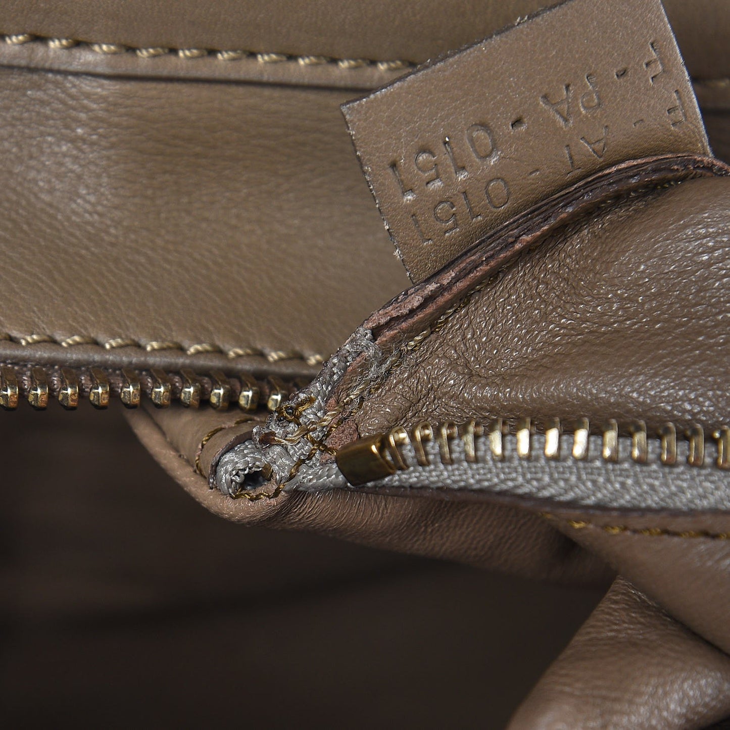 Smooth Calfskin Micro Luggage Camel