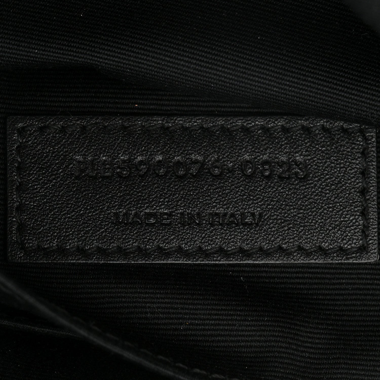 Saint Laurent Canvas Monogram Belt Bag Black 7 of 7