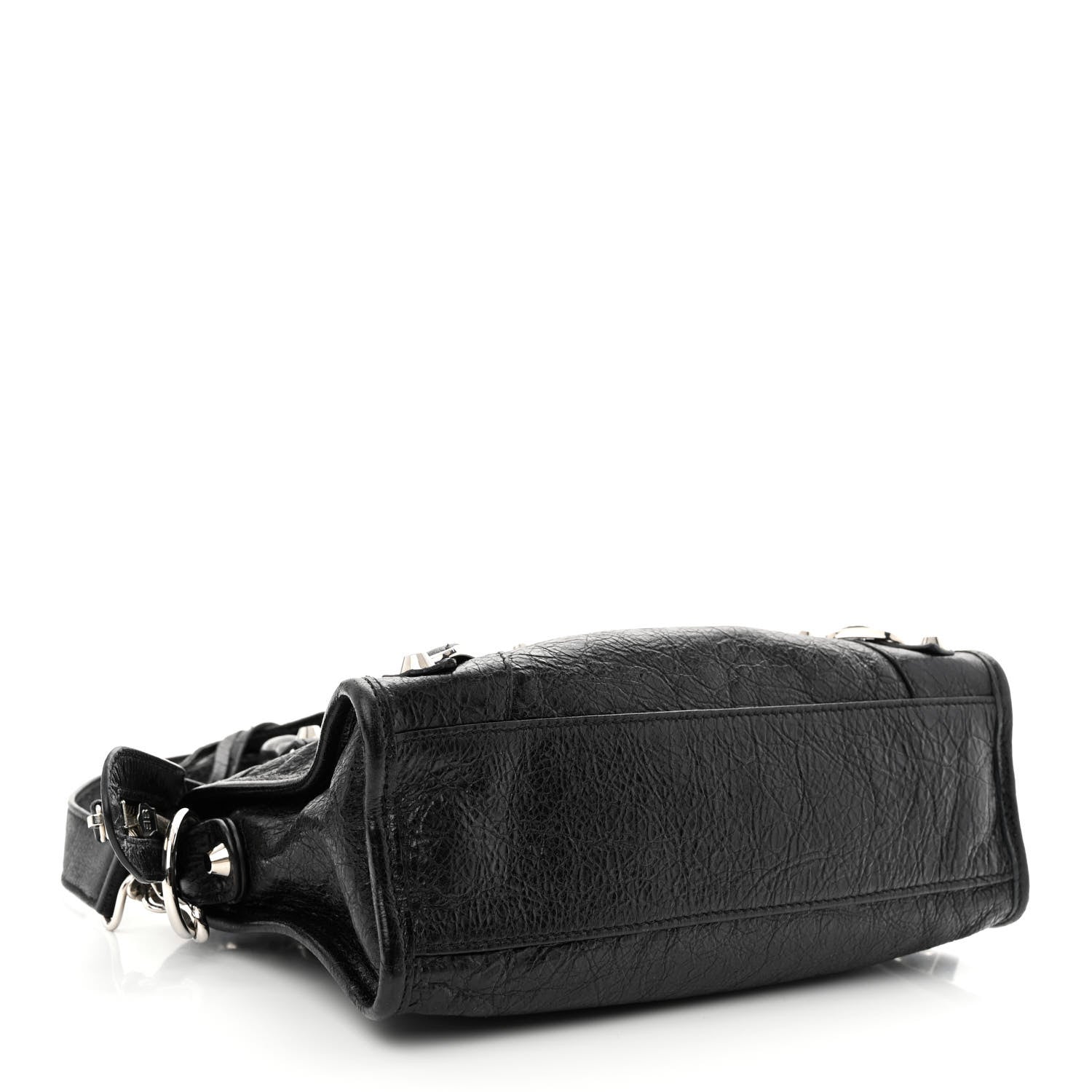 Balenciaga Agneau Classic Silver Hardware Mini City Black 4 of 11