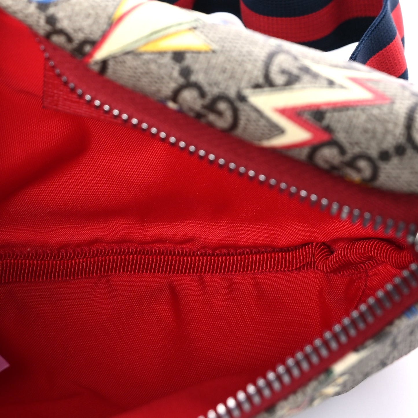 GG Supreme Monogram Childrens Space Print Belt Bag  Multicolor