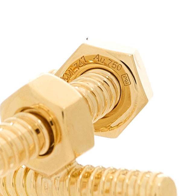 Cartier 18K Yellow Gold Ecrou Single Right Earring 5 of 6