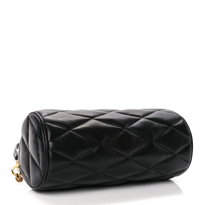 Saint Laurent Lambskin Monogram Mini Sade Tube Bag Black 3 of 9